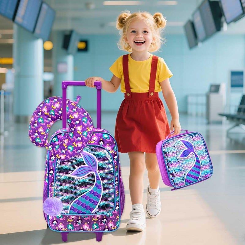 GXTVO Kids Suitcase with Wheels for Girls and Boys, Rolling Carry on Luggage for Toddler Children - Image 2